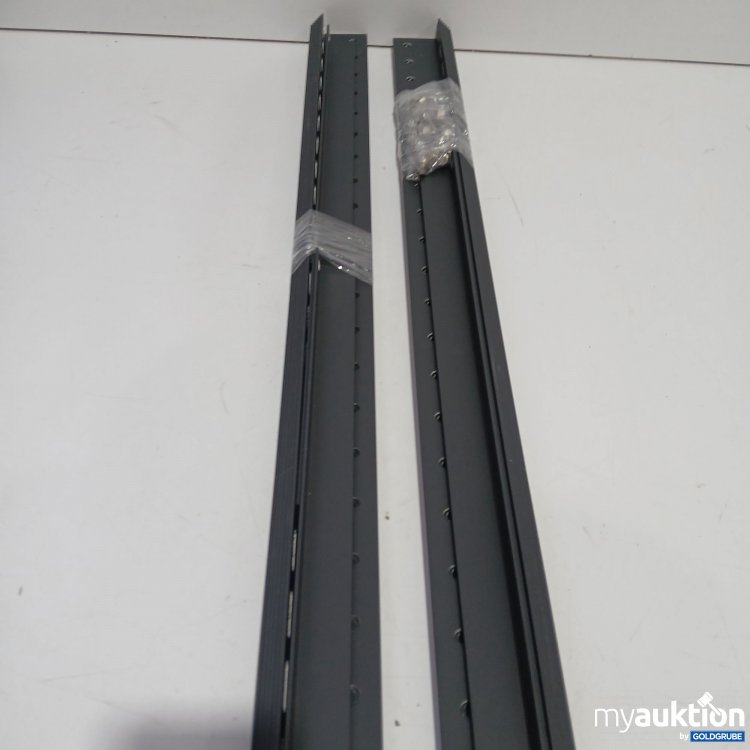 Artikel Nr. 951900: Winkeleisen Schwarz 5×2.5×118cm 12 Stück mit Befestigungsschrauben 