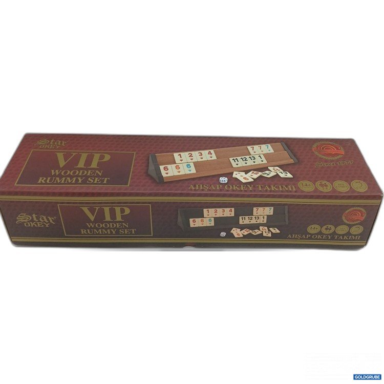 Artikel Nr. 957900: Star Okey VIP Wooden Rummy set 