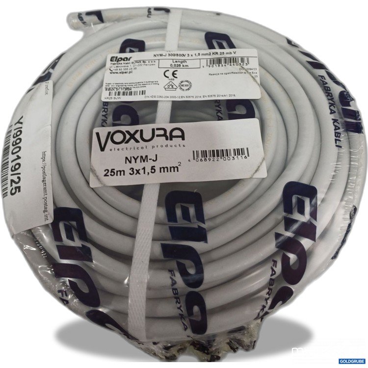 Artikel Nr. 968900: Elpar Voxura NYM-J 25m 3x1.5mm 