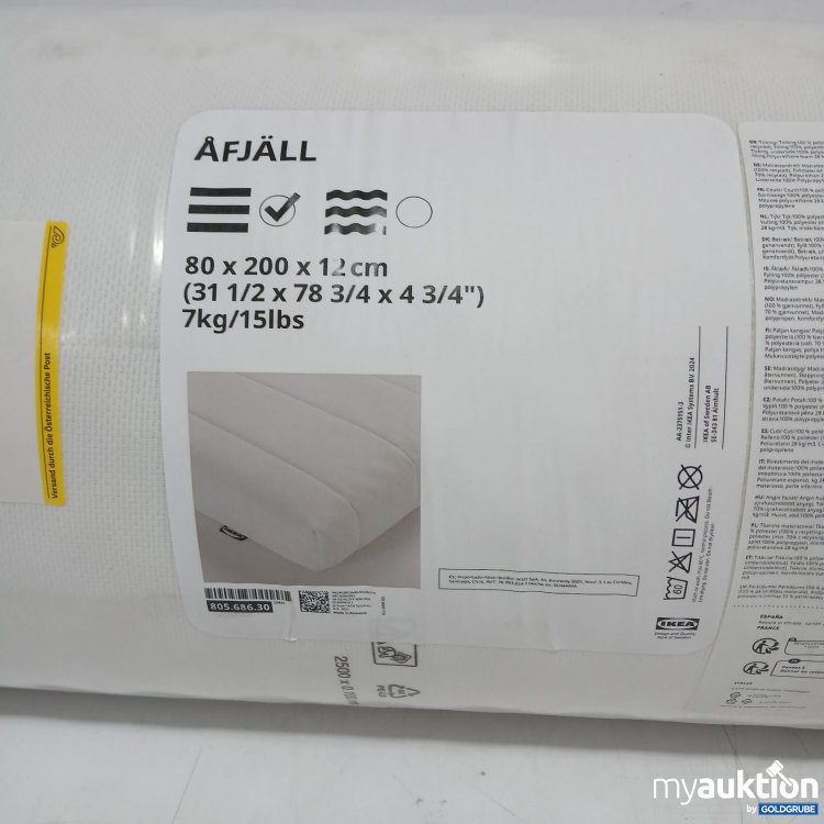 Artikel Nr. 466901 Artikel Nr. 466901: IKEA ÅFJÄLL Matratze 80 x 200 12 cm