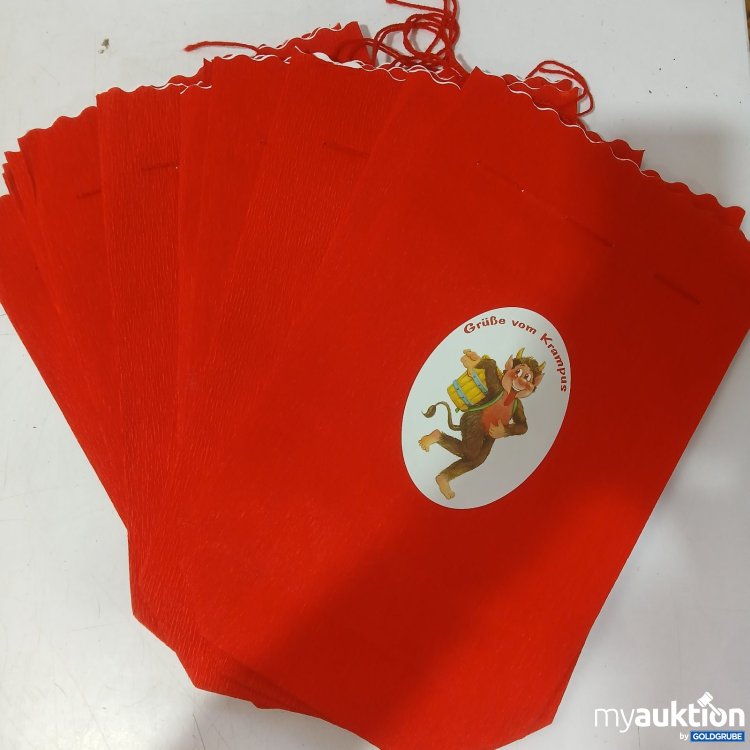 Artikel Nr. 524901: Nikolaus- und Krampussackerl mit diversen Motiven 14 Stk. aus Papier