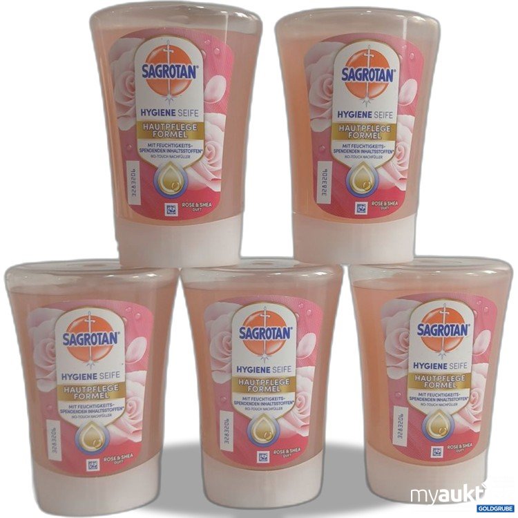 Artikel Nr. 919901: Sagrotan Hygiene Seife Hautpflege Rosenblüte 5x250 ml