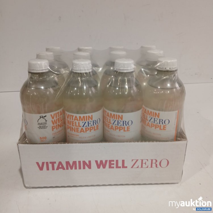 Artikel Nr. 920901: Vitamin Well Zero Pineapple 12x500ml
