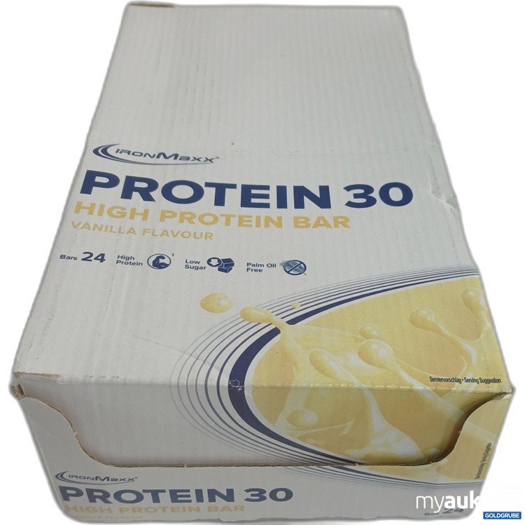 Artikel Nr. 950901: Iron Maxx Protein30 High Protein Bar Vanilla Flavour 24x35g