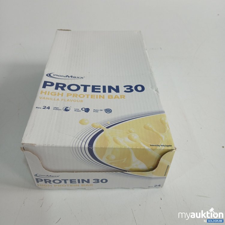 Artikel Nr. 950901: Iron Maxx Protein30 High Protein Bar Vanilla Flavour 24x35g
