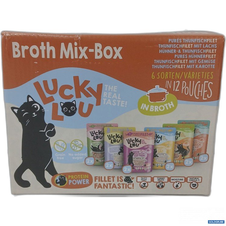 Artikel Nr. 976901: Lucky Lou Broth Mix-Box 6-Sorten, 840g