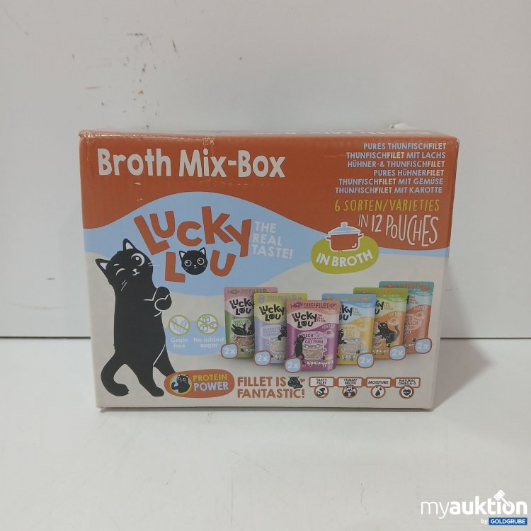 Artikel Nr. 976901: Lucky Lou Broth Mix-Box 6-Sorten, 840g