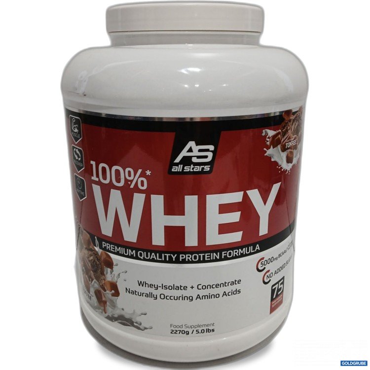 Artikel Nr. 997901 Artikel Nr. 997901: AS All Stars Whey-Isolate + Concentrate Toffee 2270g