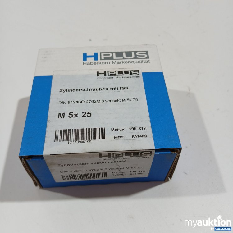 Artikel Nr. 394902: Zylinderschrauben mit ISK (100 STK) KP M5x25
