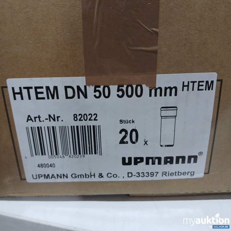 Artikel Nr. 437902 Artikel Nr. 437902: Upmann HTEM DN50 BL 500mm Abwasserrohr 82022 20 Stück