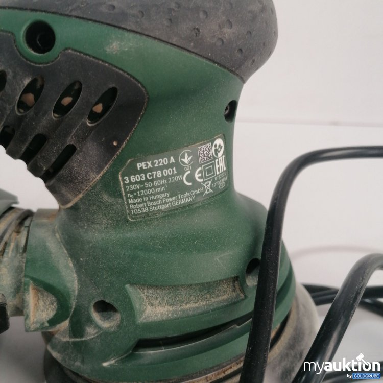Artikel Nr. 835902 Artikel Nr. 835902: Bosch PEX220A 3603C78001 mit Zubehör