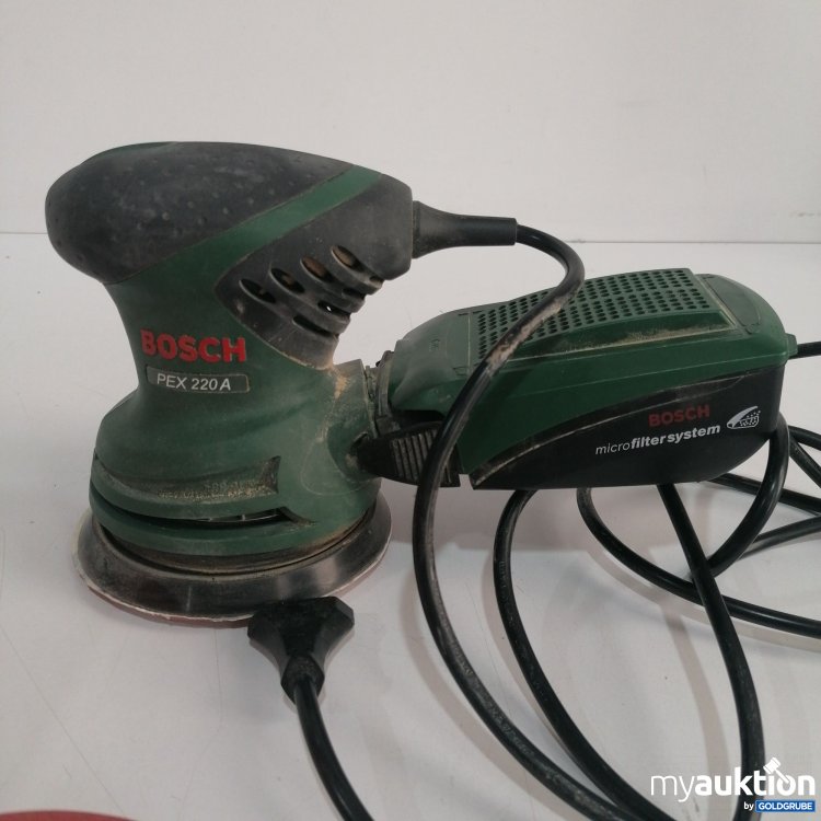 Artikel Nr. 835902 Artikel Nr. 835902: Bosch PEX220A 3603C78001 mit Zubehör
