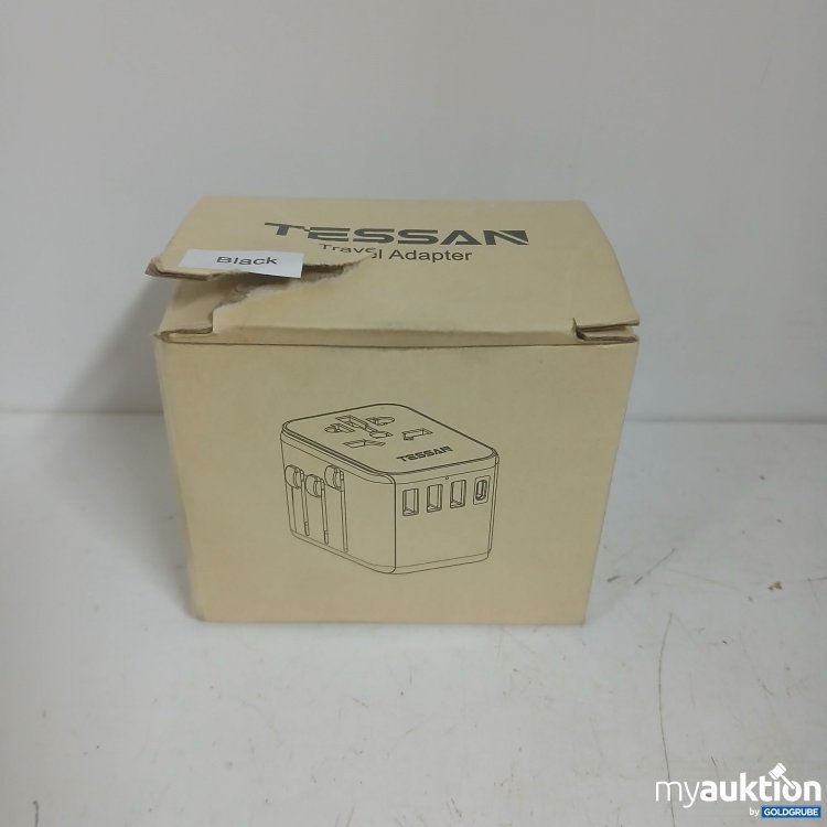 Artikel Nr. 875902 Artikel Nr. 875902: Tessan Travel Adapter Black