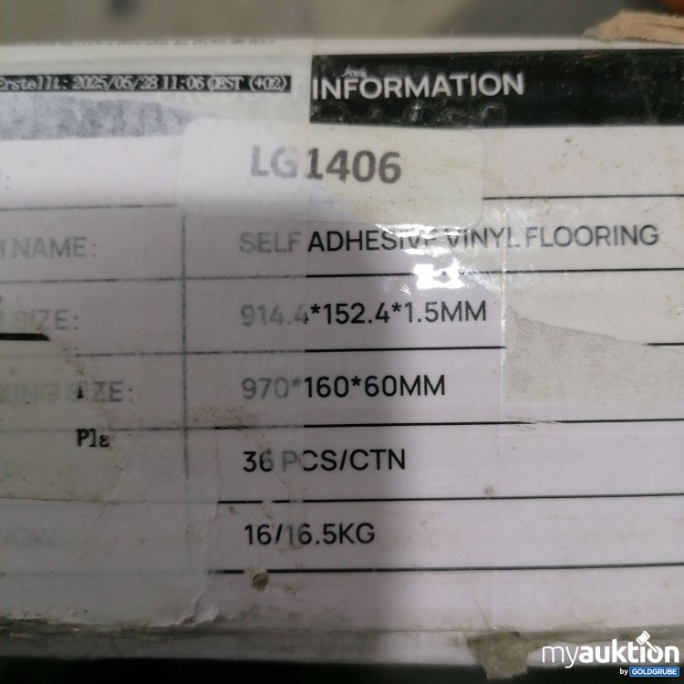 Artikel Nr. 898902: Darphe Self Adhesive Vinyl Floor 970x160x60mm  LG1406 36Stk