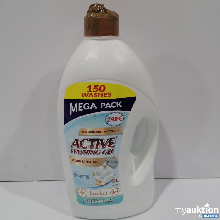 Artikel Nr. 903902: Active Washing Gel Ultra Sensitive 5L