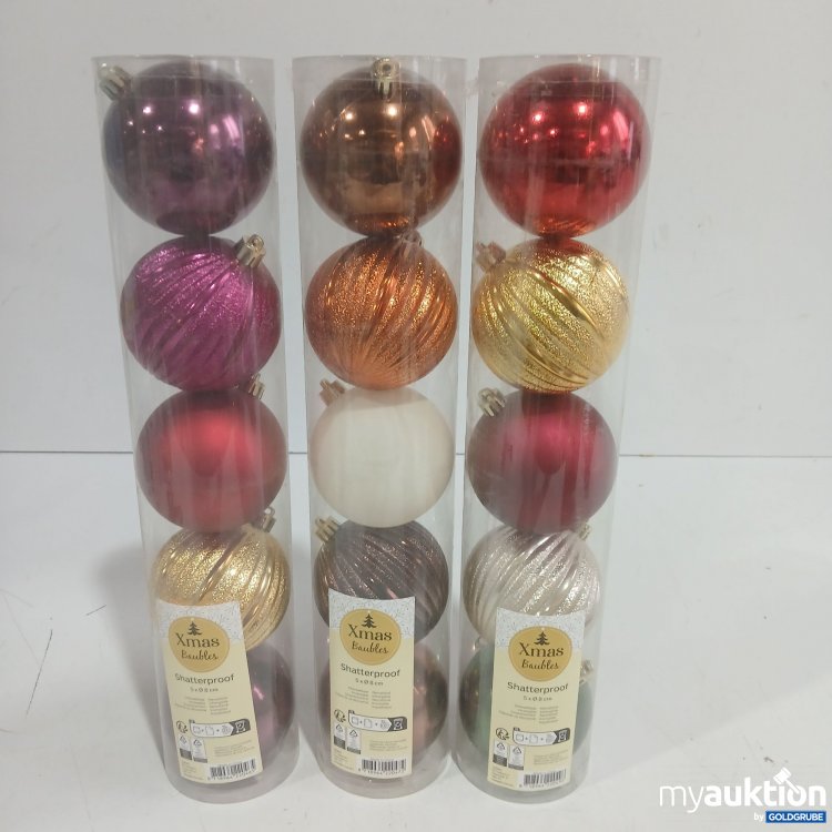 Artikel Nr. 939902 Artikel Nr. 939902: Xmas Baubles Shatteeproof 3x 5x ø8cm