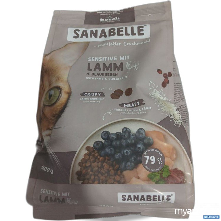 Artikel Nr. 973902 Artikel Nr. 973902: SANABELLE Sensitive mit Lamm & Blaubeeren 400g