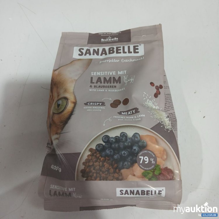 Artikel Nr. 973902 Artikel Nr. 973902: SANABELLE Sensitive mit Lamm & Blaubeeren 400g