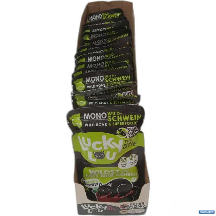 Artikel Nr. 976902 Artikel Nr. 976902: Lucky Lou Super Mono Wildschwein 16×125g