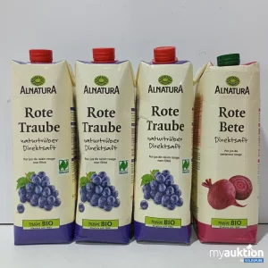 Auktion Alnatura verschiedene Säfte 4 x 1 l