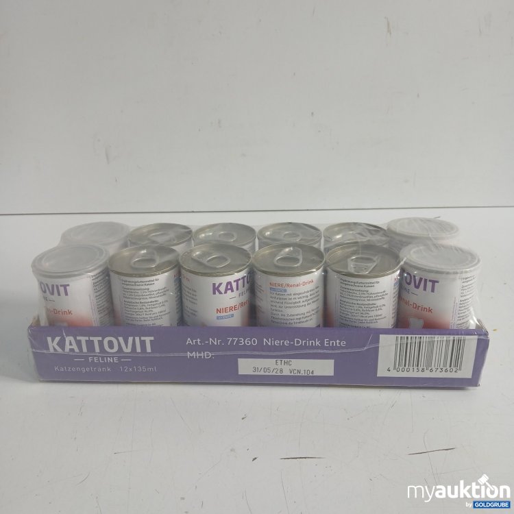 Artikel Nr. 464903: Kattovit Feline Niere-Drink Ente 12x135ml Katzentrank