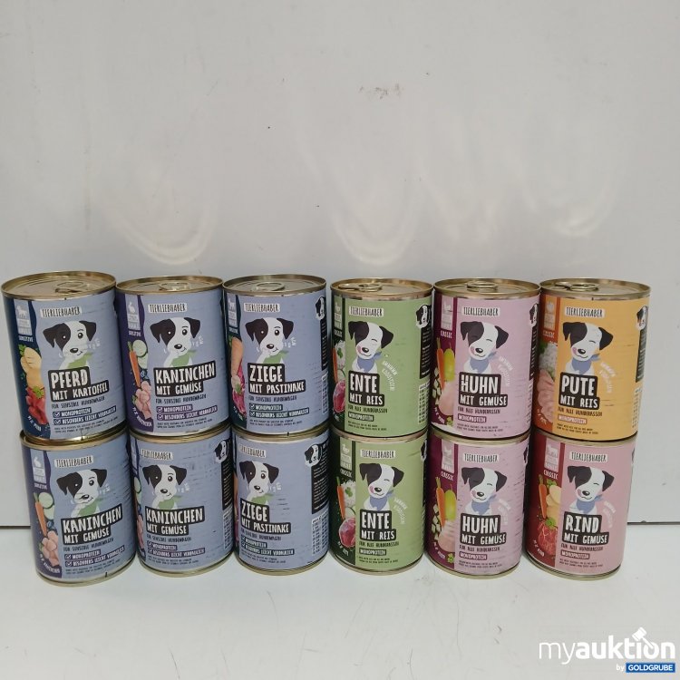 Artikel Nr. 470903: Tierliebhaber 12x400g Hundenassfutter verschiedene Sorten