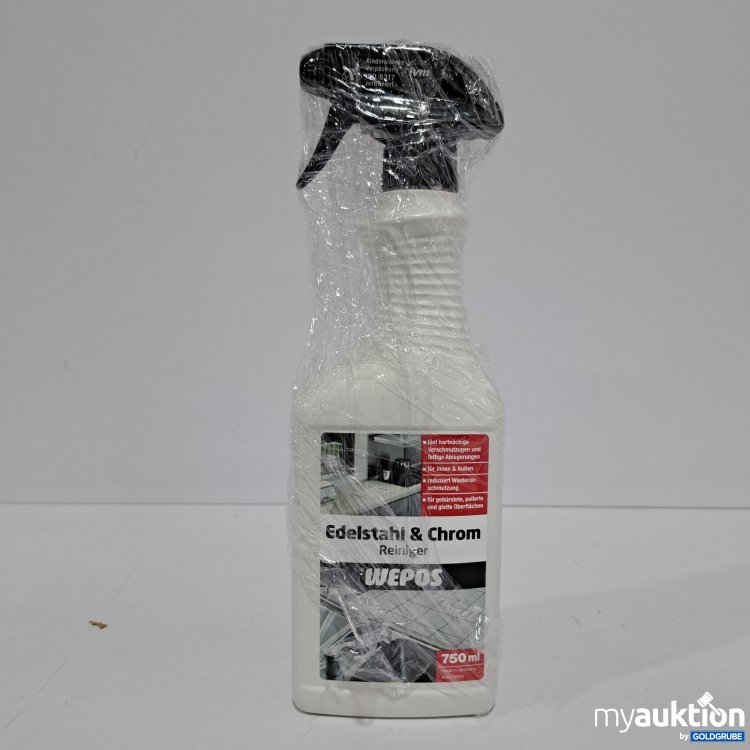 Artikel Nr. 815903 Artikel Nr. 815903: Wepos Edelstahl & Chrom Reiniger 750 ml