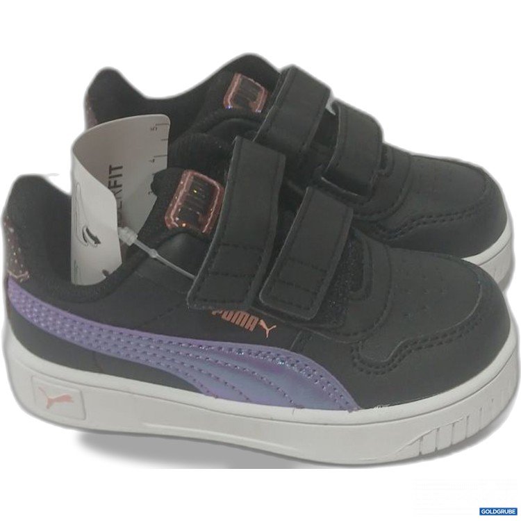 Artikel Nr. 930903 Artikel Nr. 930903: Puma Sneaker schwarz-lila Kleinkind Gr 22