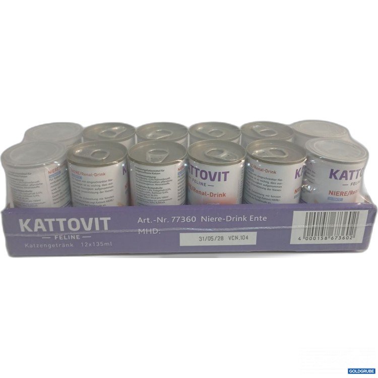 Artikel Nr. 952903 Artikel Nr. 952903: Kattovit Feline Niere-Drink Ente 12x135 ml