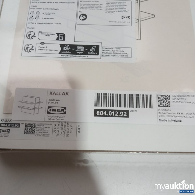 Artikel Nr. 980903 Artikel Nr. 980903: IKEA Kallax 33x33cm 804.012.92