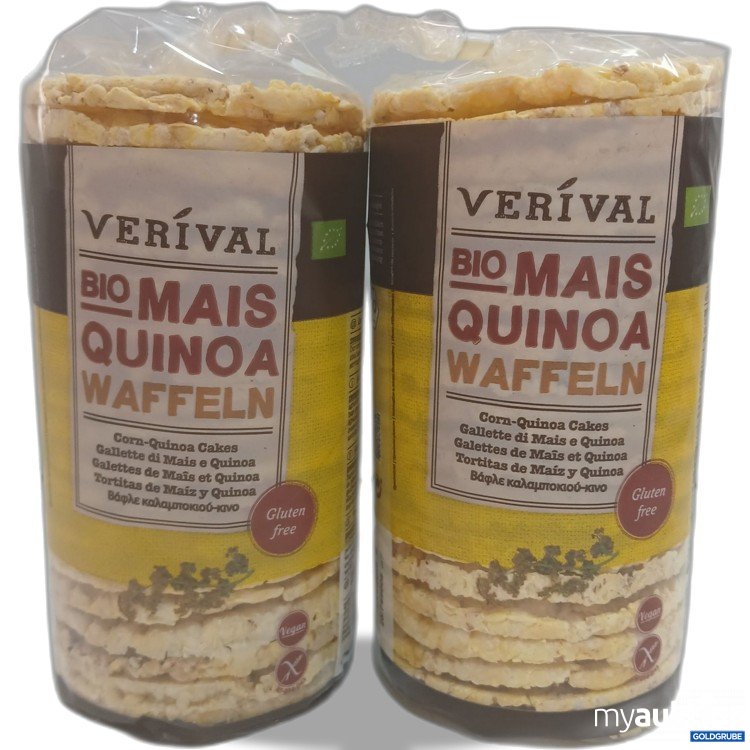Artikel Nr. 997903 Artikel Nr. 997903: Verival Bio Mais Quinoa Waffeln je 100g 2Stl