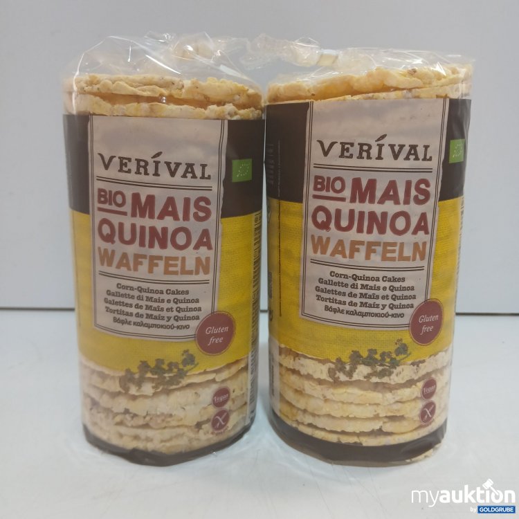 Artikel Nr. 997903 Artikel Nr. 997903: Verival Bio Mais Quinoa Waffeln je 100g 2Stl