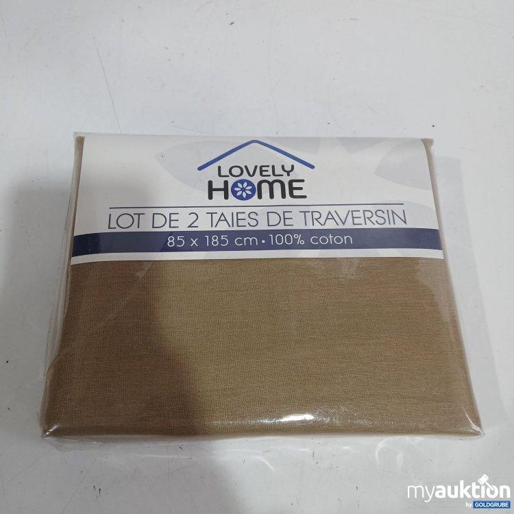 Artikel Nr. 920904: Lovely Home Lot de 2 Taies de Traversin 85x185cm 