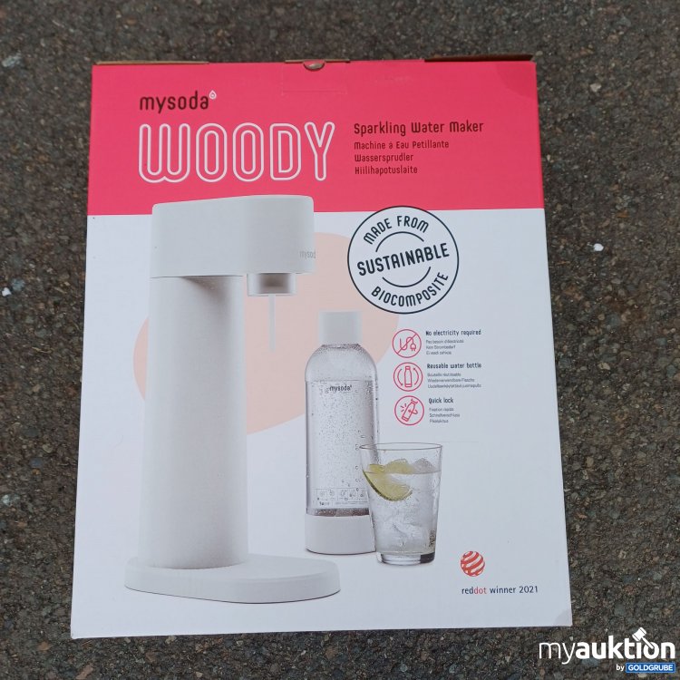 Artikel Nr. 960904: Mysoda Woody Sparkling Water Maker white 