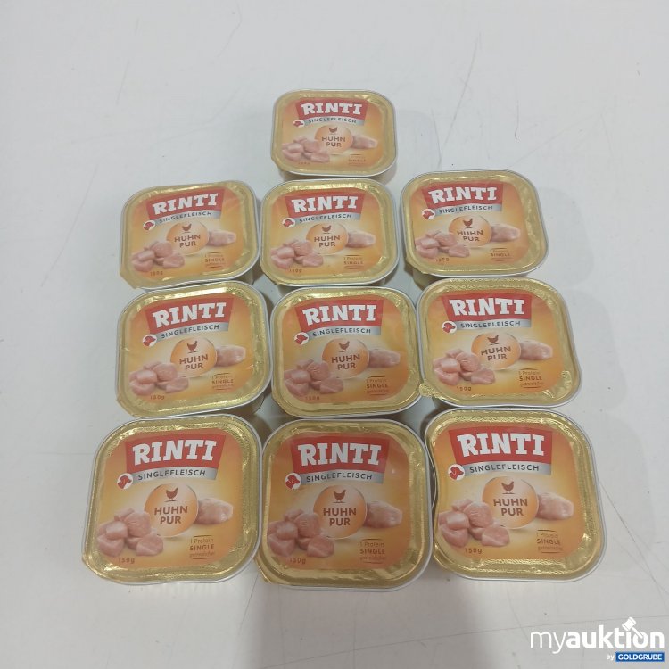Artikel Nr. 984904: Rinti Singlefleisch Schale Huhn pur 150g 10Stk