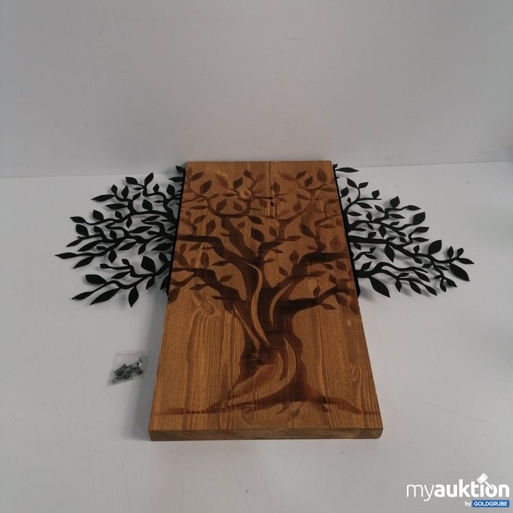 Artikel Nr. 360905 Artikel Nr. 360905: Deko Baum Holz/Metall 57.5x29.5x3 cm