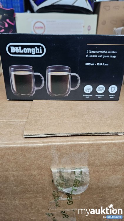 Artikel Nr. 396905: DeLonghi doppelwandige Tassen, 2Stk, neu