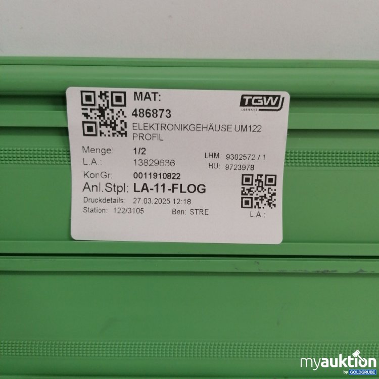 Artikel Nr. 438905: TGW, Elektronikgehäuse UM122 Profil 486873
