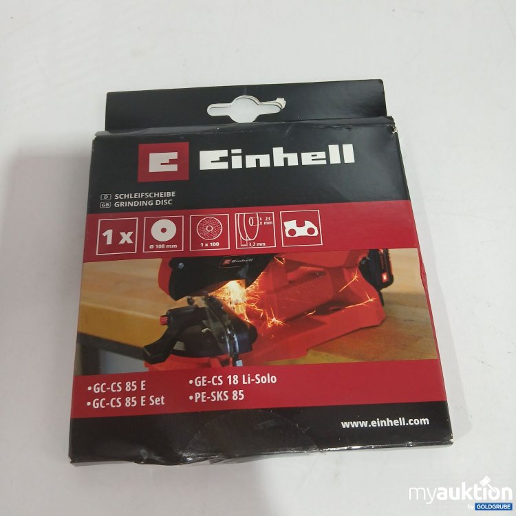 Artikel Nr. 812905 Artikel Nr. 812905: Einhell Schleifscheibe 108mm