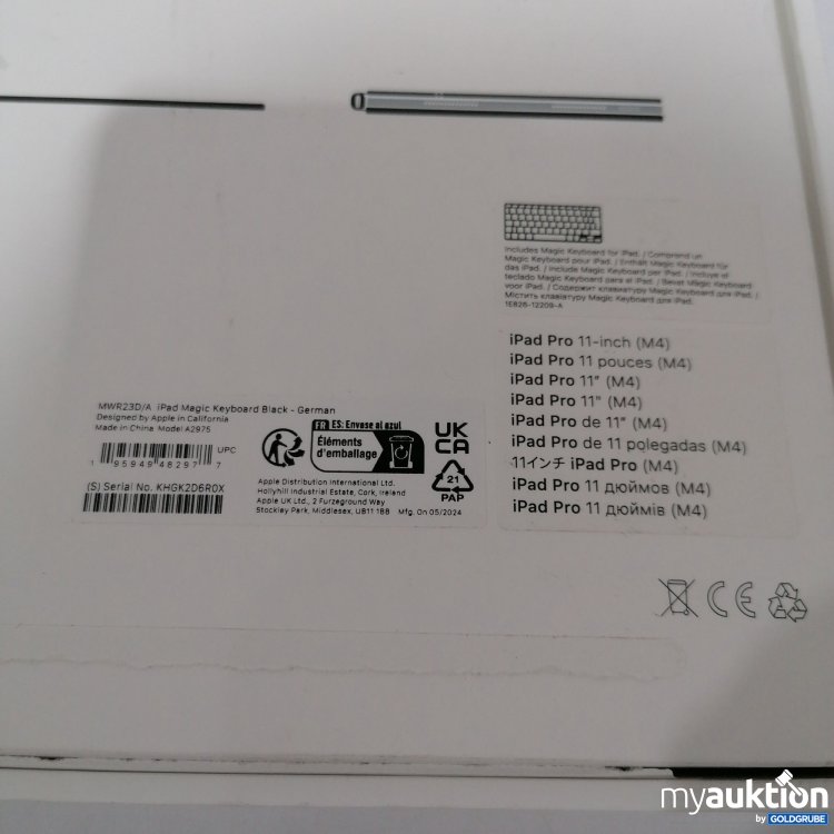 Artikel Nr. 856905 Artikel Nr. 856905: IPad Magic Keyboard Pro 11-inch M4