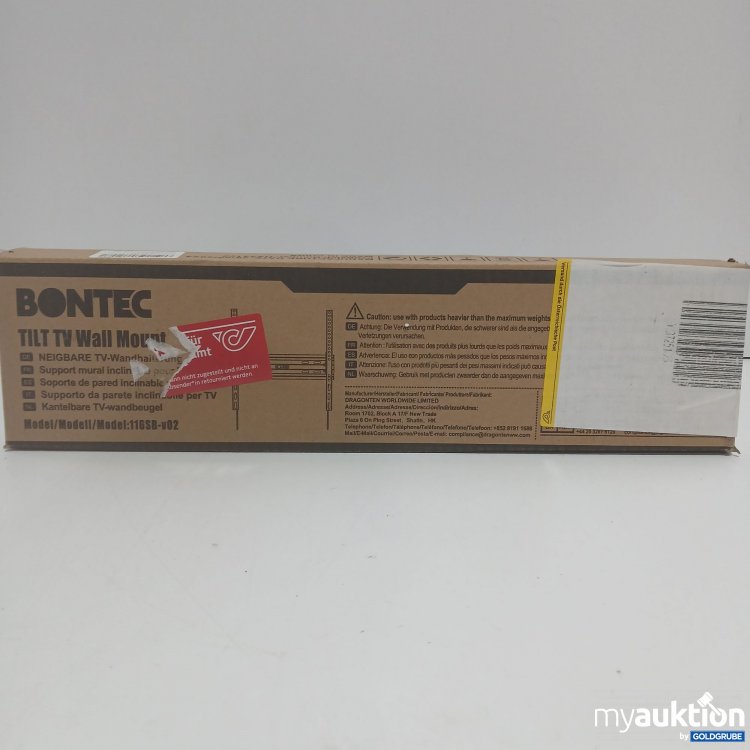 Artikel Nr. 871905 Artikel Nr. 871905: Bontec Neigbare TV-Wandhalterung 116SB-v02