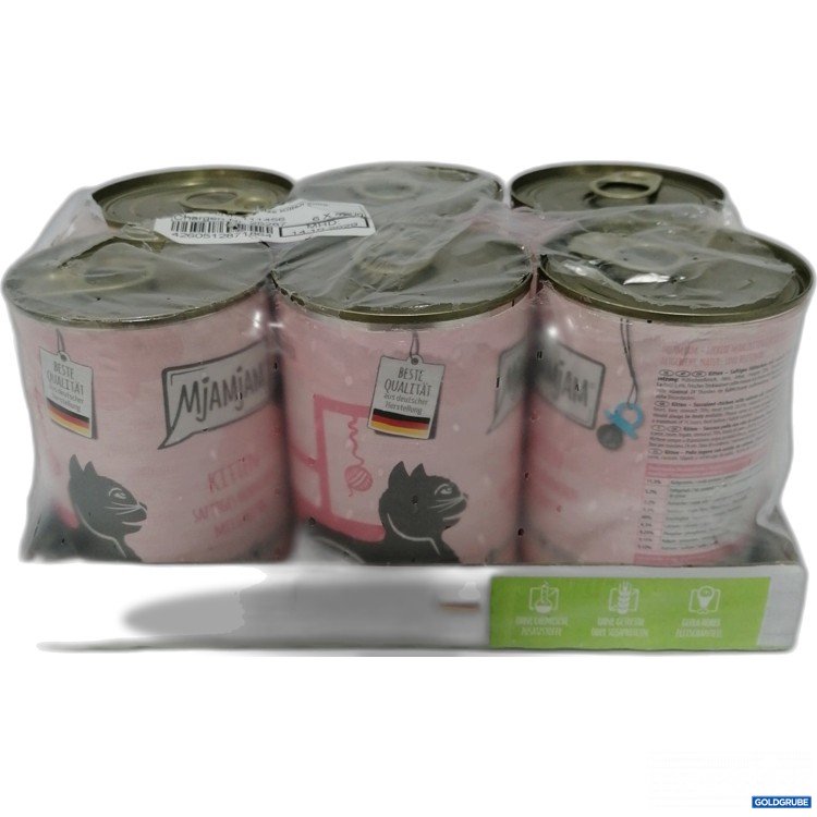 Artikel Nr. 886905 Artikel Nr. 886905: Mjammjam Kitten Huhn mit Lachsöl 6x400g