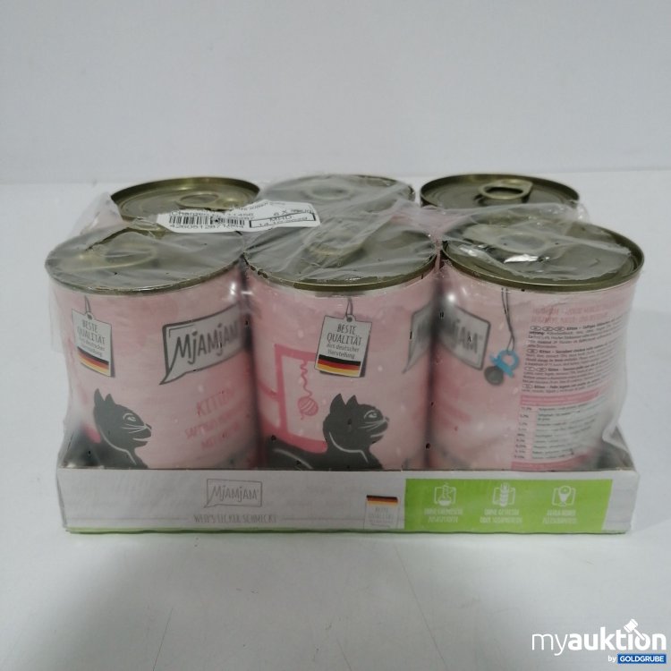 Artikel Nr. 886905 Artikel Nr. 886905: Mjammjam Kitten Huhn mit Lachsöl 6x400g