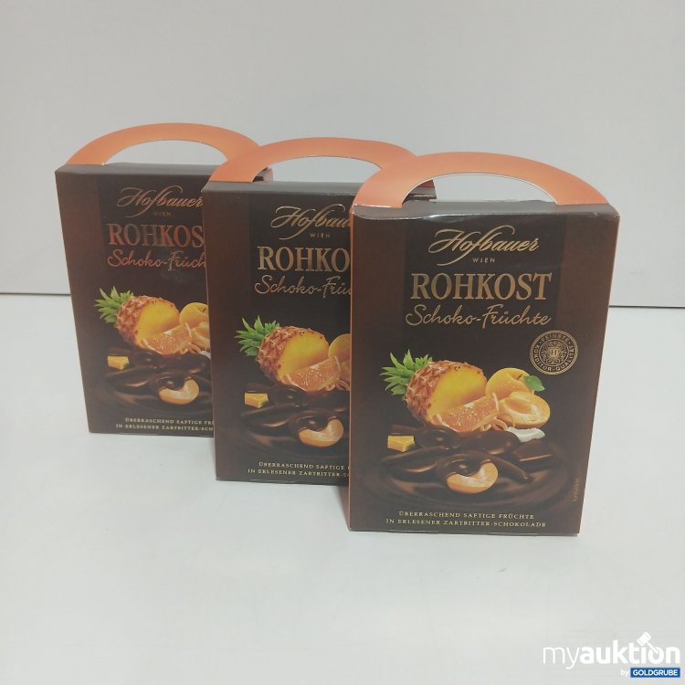 Artikel Nr. 901905: Hofbauer Rohkost Schoko-Früchte 3x125g