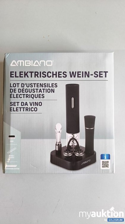 Artikel Nr. 928905 Artikel Nr. 928905: AMBIANO Elektrisches Wein-Set