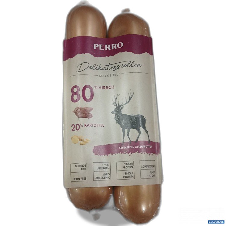 Artikel Nr. 967905: Perro Delikatesseollen 80% Hirsch 2x400g
