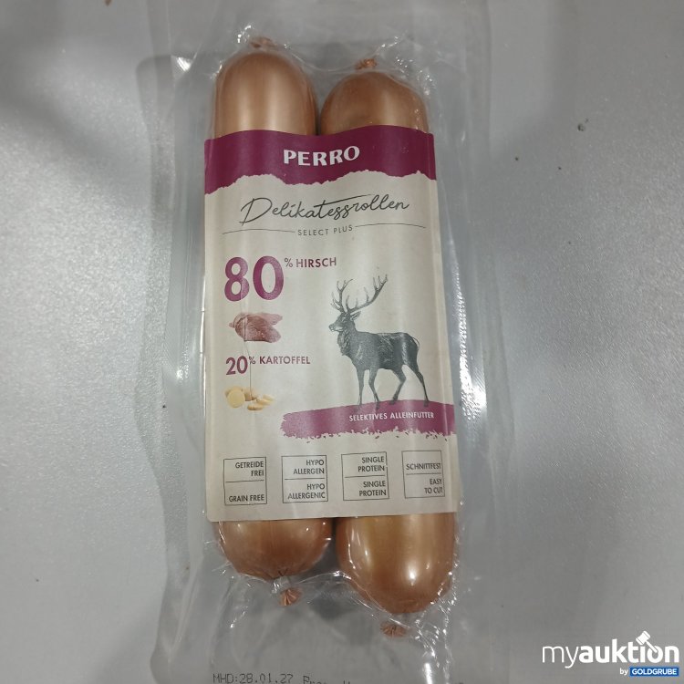 Artikel Nr. 967905: Perro Delikatesseollen 80% Hirsch 2x400g