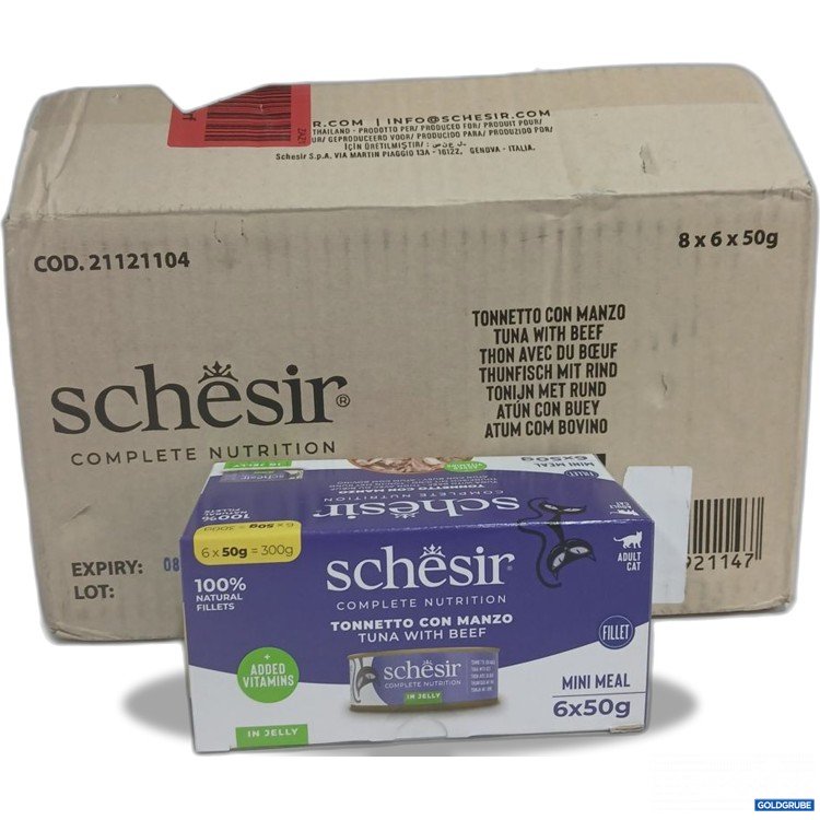 Artikel Nr. 973905 Artikel Nr. 973905: schësir Tonnetto con Manzo Tuna with Beef 8x(6x50g)