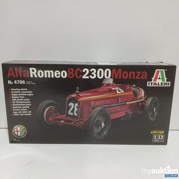 Artikel Nr. 980905 Artikel Nr. 980905: Alfa Romeo 8C 2300 Monza Italeri Model Kit N: 4706