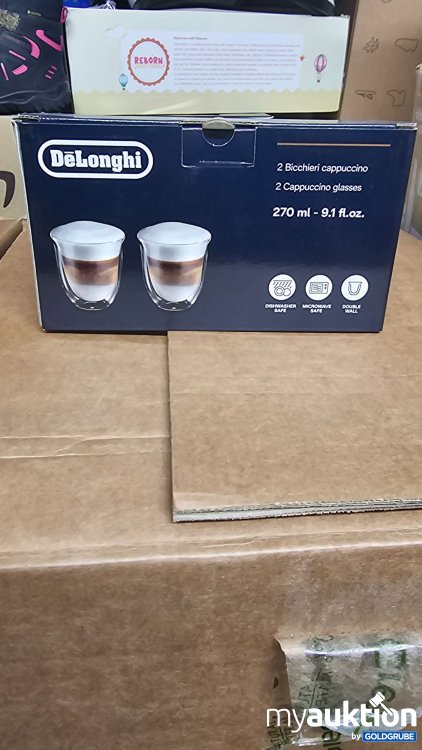 Artikel Nr. 396906: DeLonghi Cappuccino Thermogläser 2Stk.neu